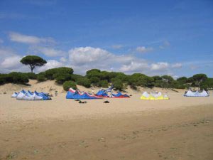 kite surfers